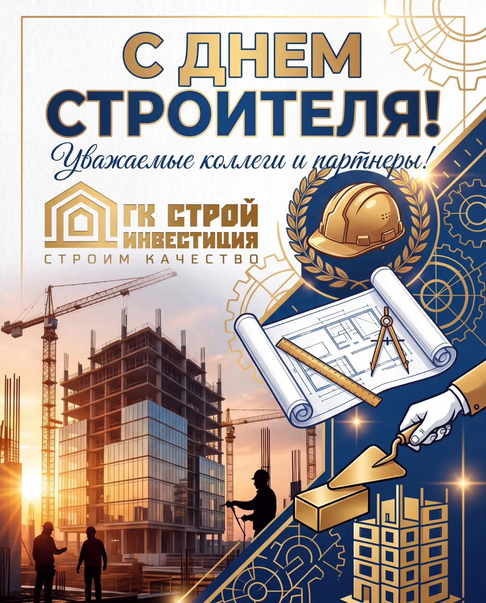 Уважаемые коллеги, партнеры, ветераны отрасли и все причастные к великому делу строител...