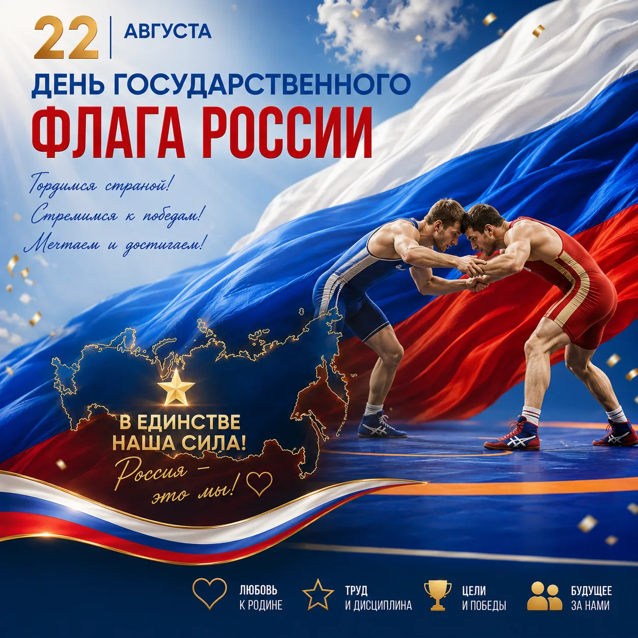 🇷🇺 С Днём Государственного флага России! 🇷🇺
