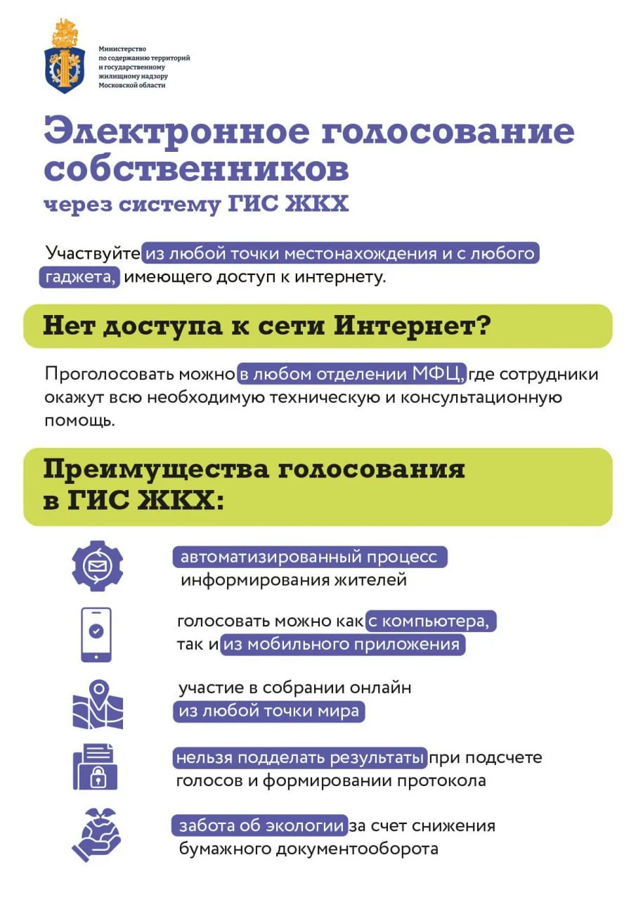 📌 Электронное голосование собственников через систему ГИС ЖКХ