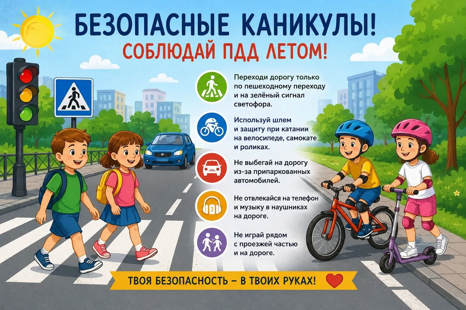☀️Лето — это маленькая жизнь: солнце, каникулы и вечера на природе.