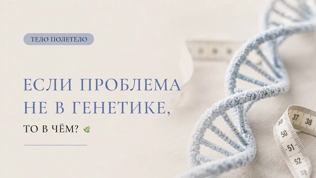 Мария, хорошо, если проблема не в генетике, тогда что делать? 🤔

Мне кажется, именно здесь многие ж
