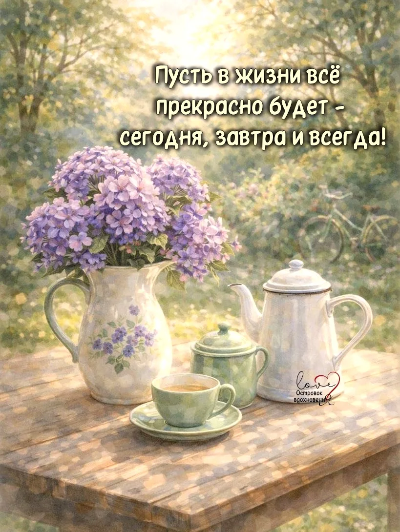 Прекрасного вам дня и отличного настроения! Чудесных мгновений, счастья и добра!
───⋅୭⋅───
Островок 