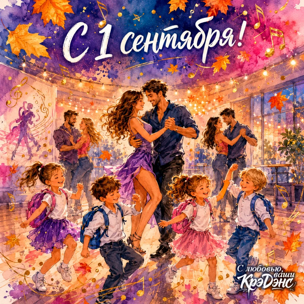 С Днём знаний! Наш любимый предмет — танцы 💃