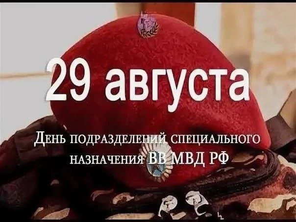 29 августа - День подразделений специального назначения внутренних войск МВД России. Эт...