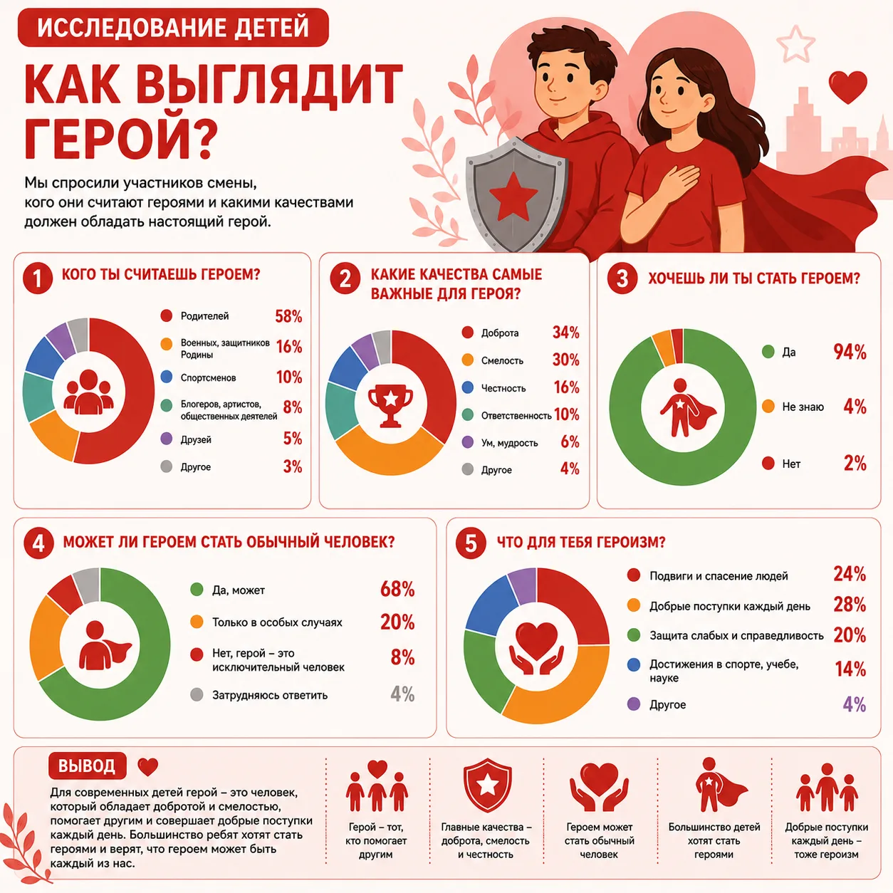 Подводим итоги исследовательской работы научного общества «Точка зрения» 🔬

Что объединяет героя, э