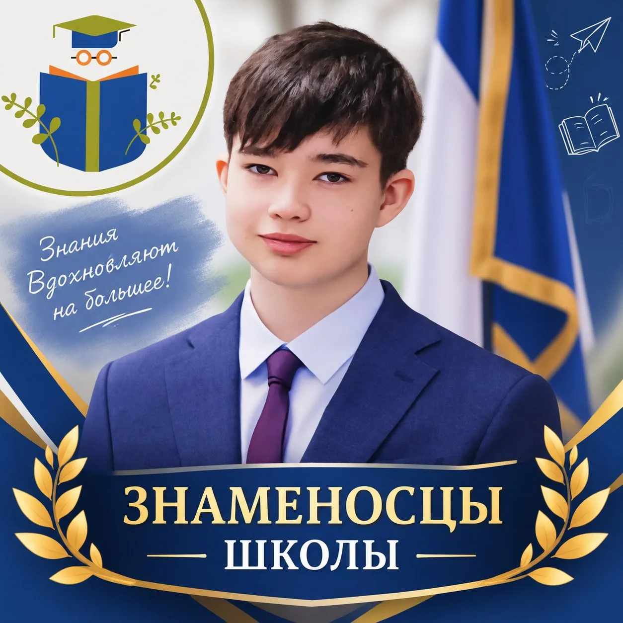 🇷🇺 Рубрика «Знаменосцы школы» продолжается