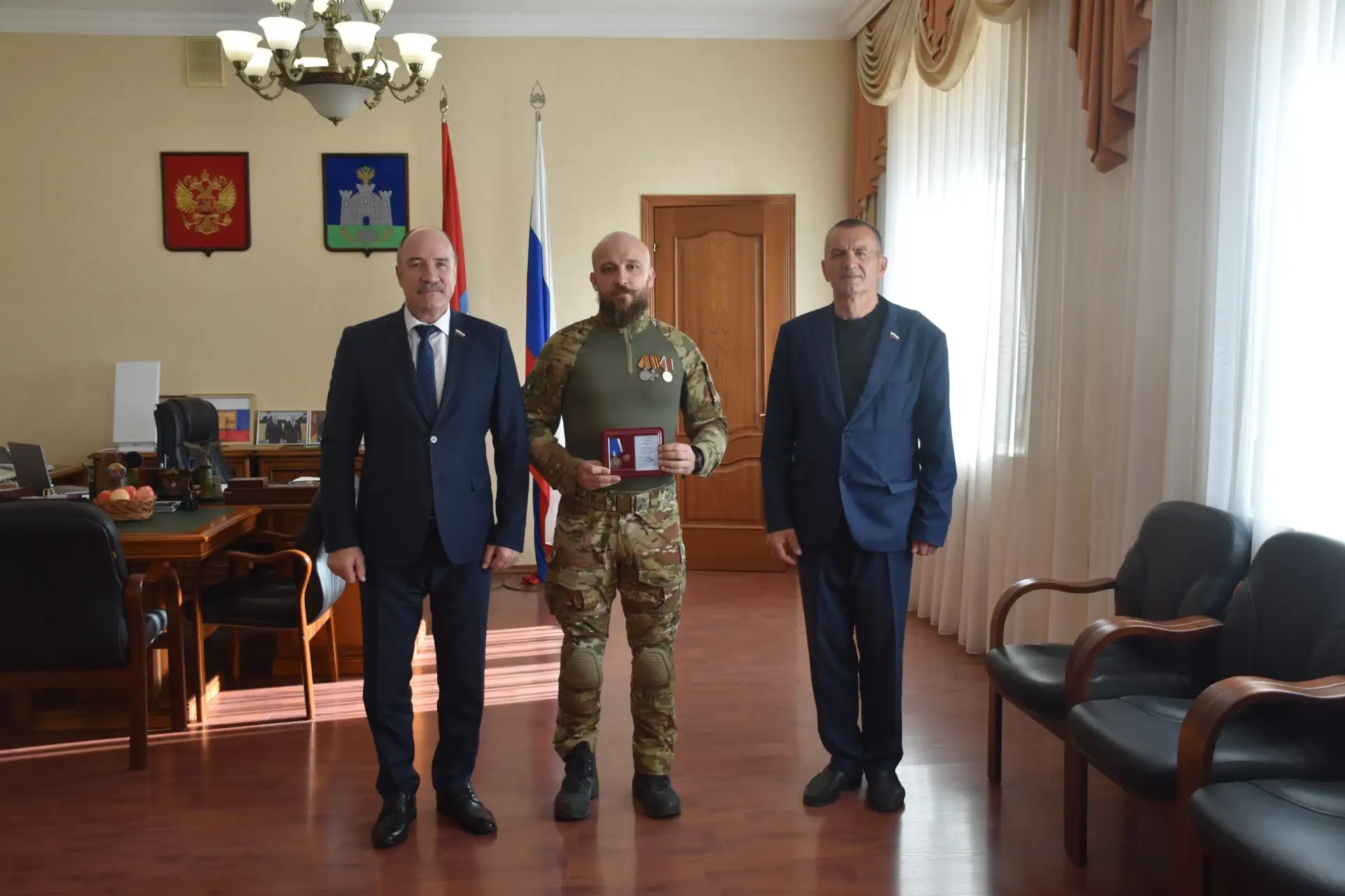 Командир расчета беспилотников «Ирландцы» получил медаль