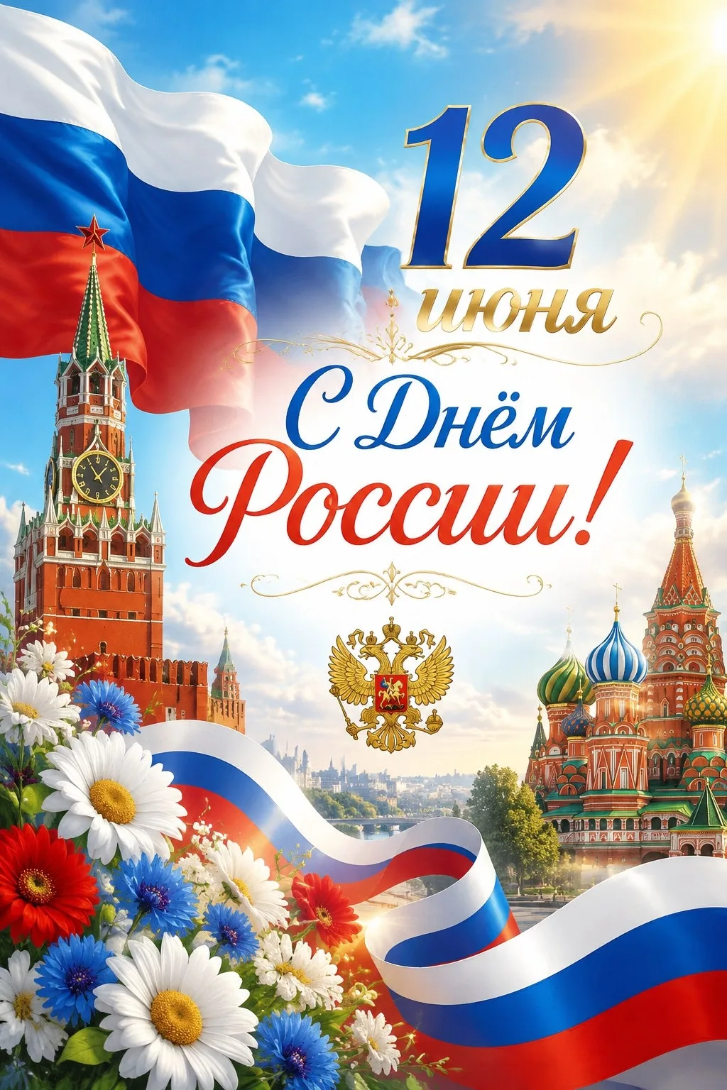 🎉 С Днём России! 🎉

12 июня — праздник, который объединяет всех нас. В этот день хочется сказать т