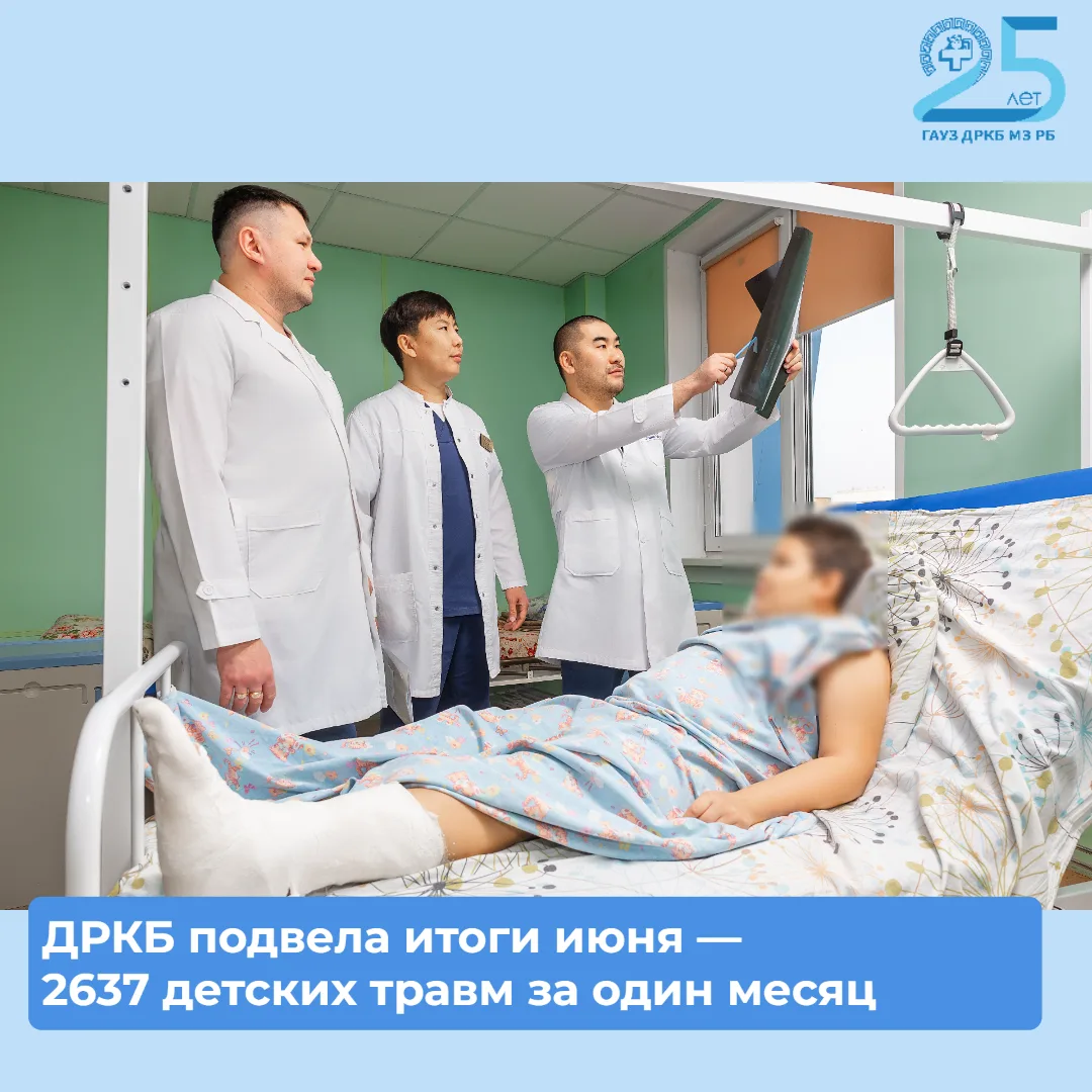 ❗ДРКБ подвела итоги июня — 2637 детских травм за один месяц

Первый месяц лета стал для Детской респ