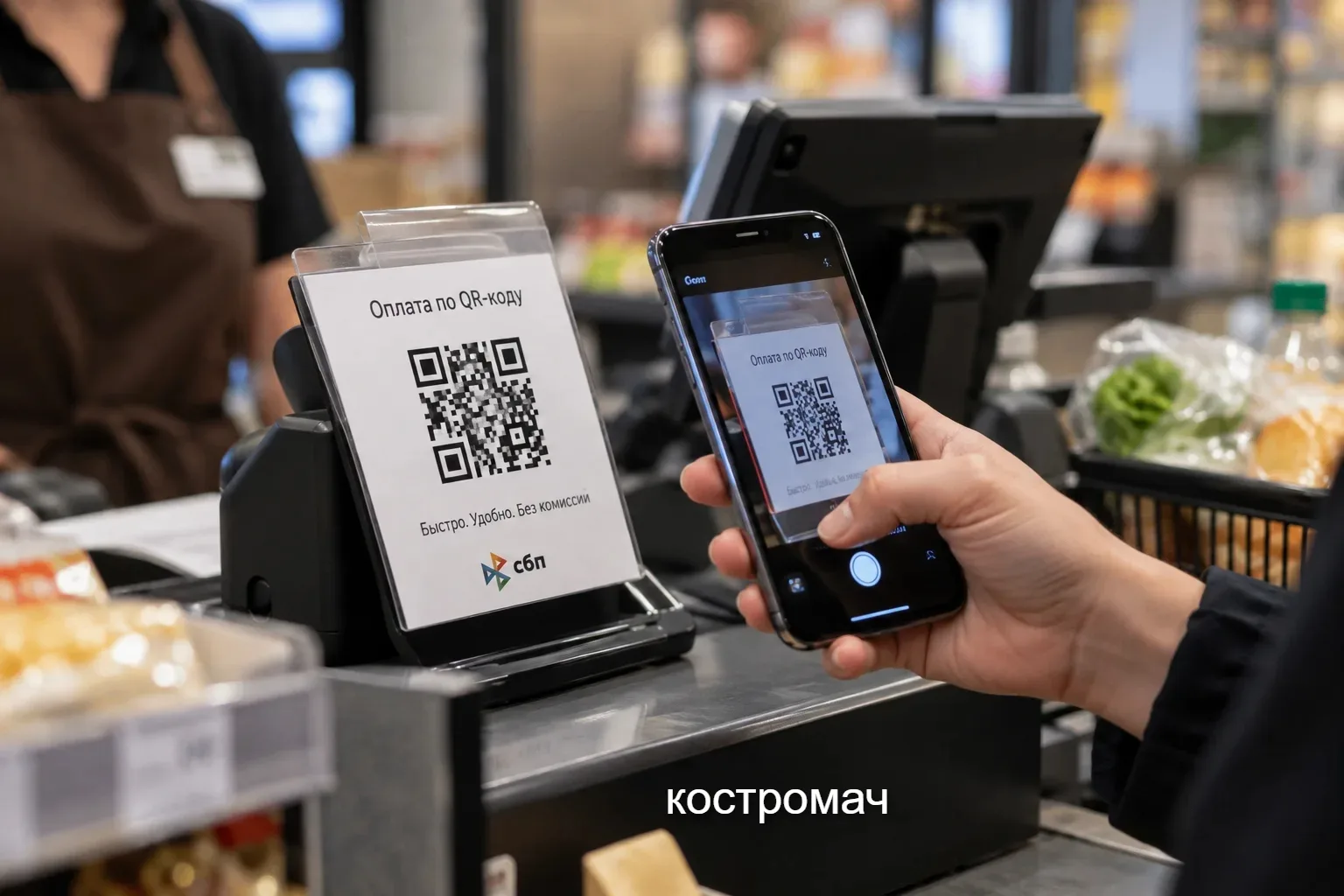 📱 Костромичи всё чаще платят по QR-коду.