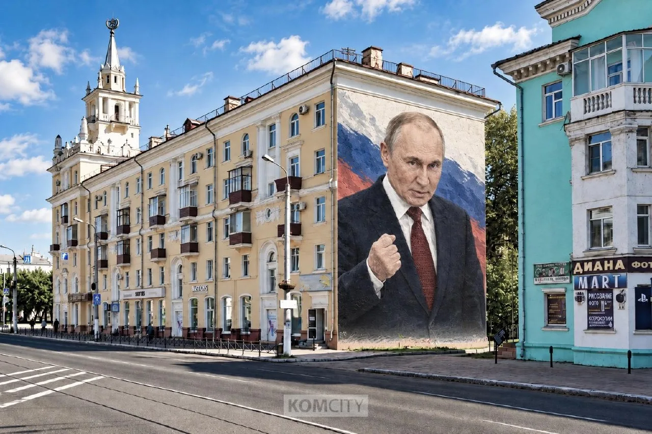 В Комсомольске появится мурал с Путиным
