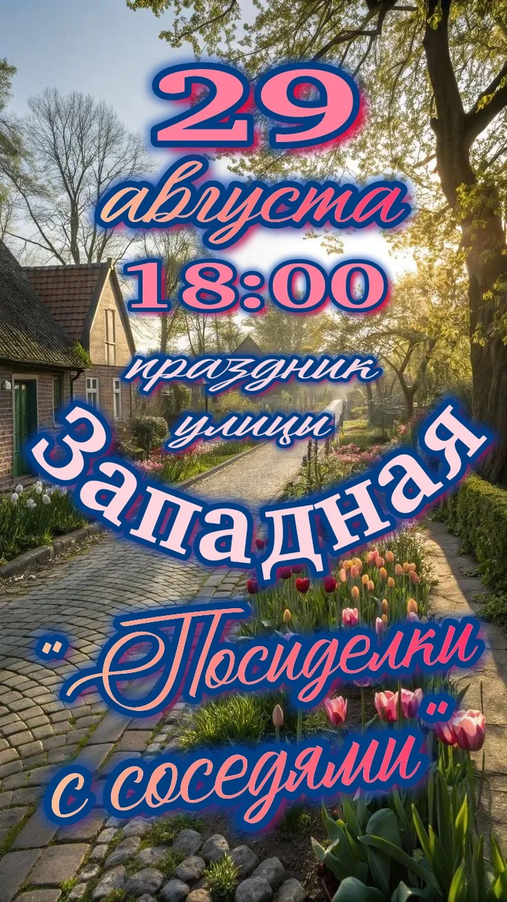 🗓️ 29 августа в 18:00 приглашаем на уютные «Посиделки с соседями»! 🏡☕