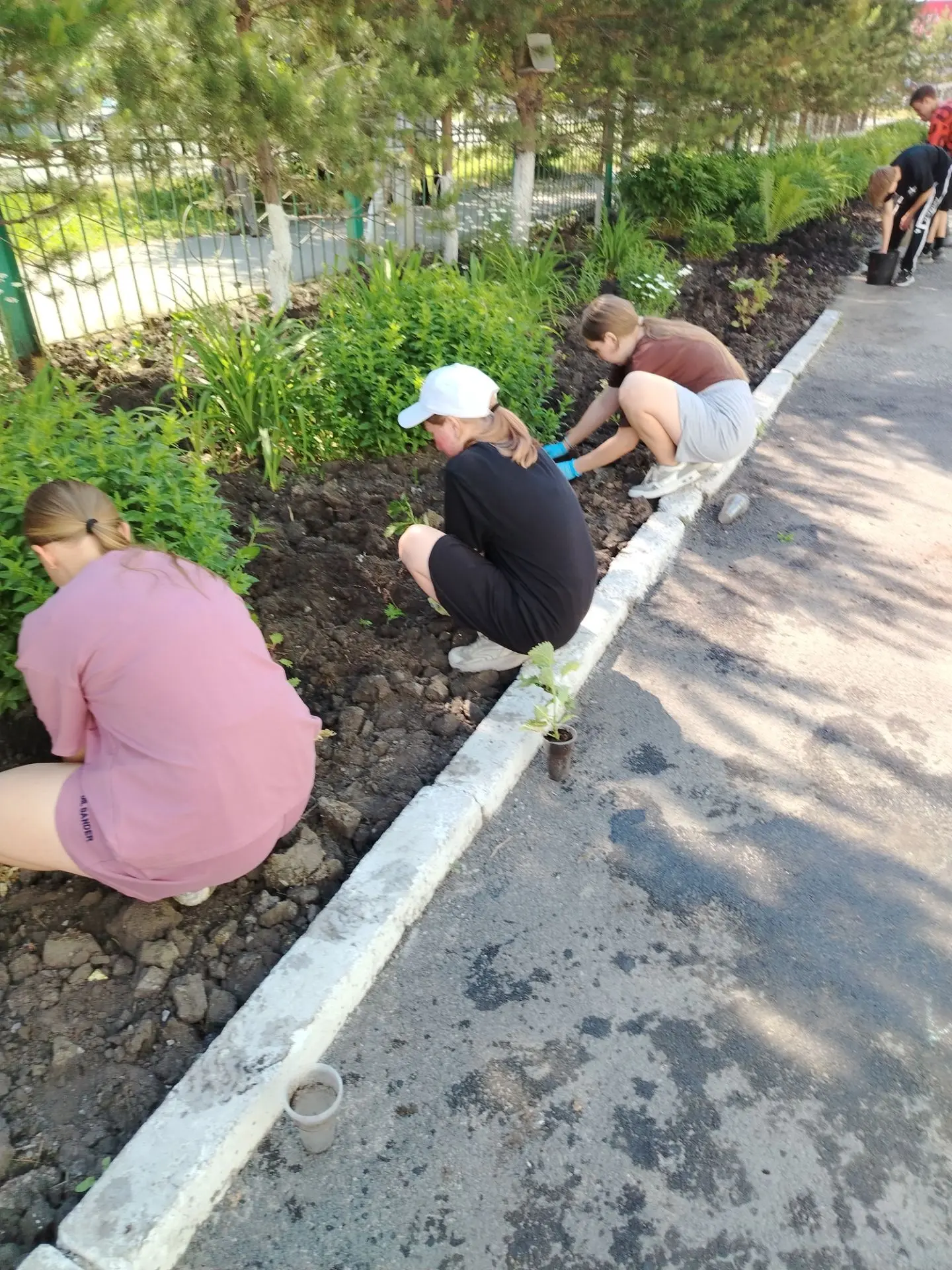 💥В нашей школе стало традицией организовывать деятельность подростков в форме трудовых бригад в лет