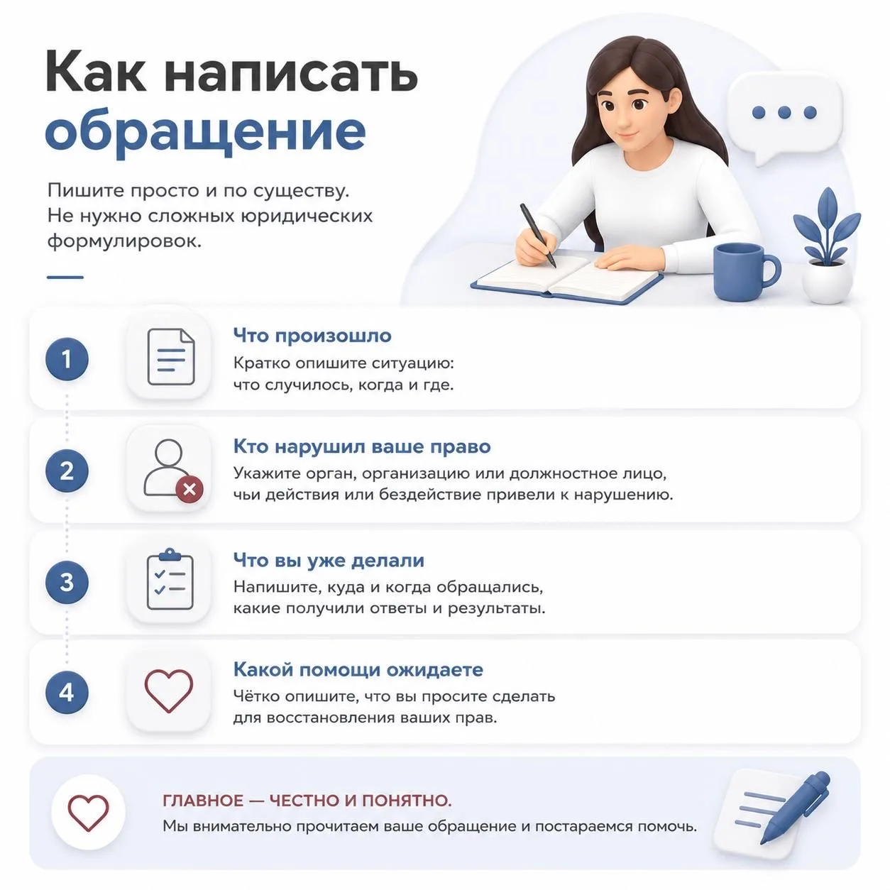 Как получить помощь, если ваши права нарушены 🙏🏻  🔹 «Я уже не знаю, куда обращаться…», — с такой фра