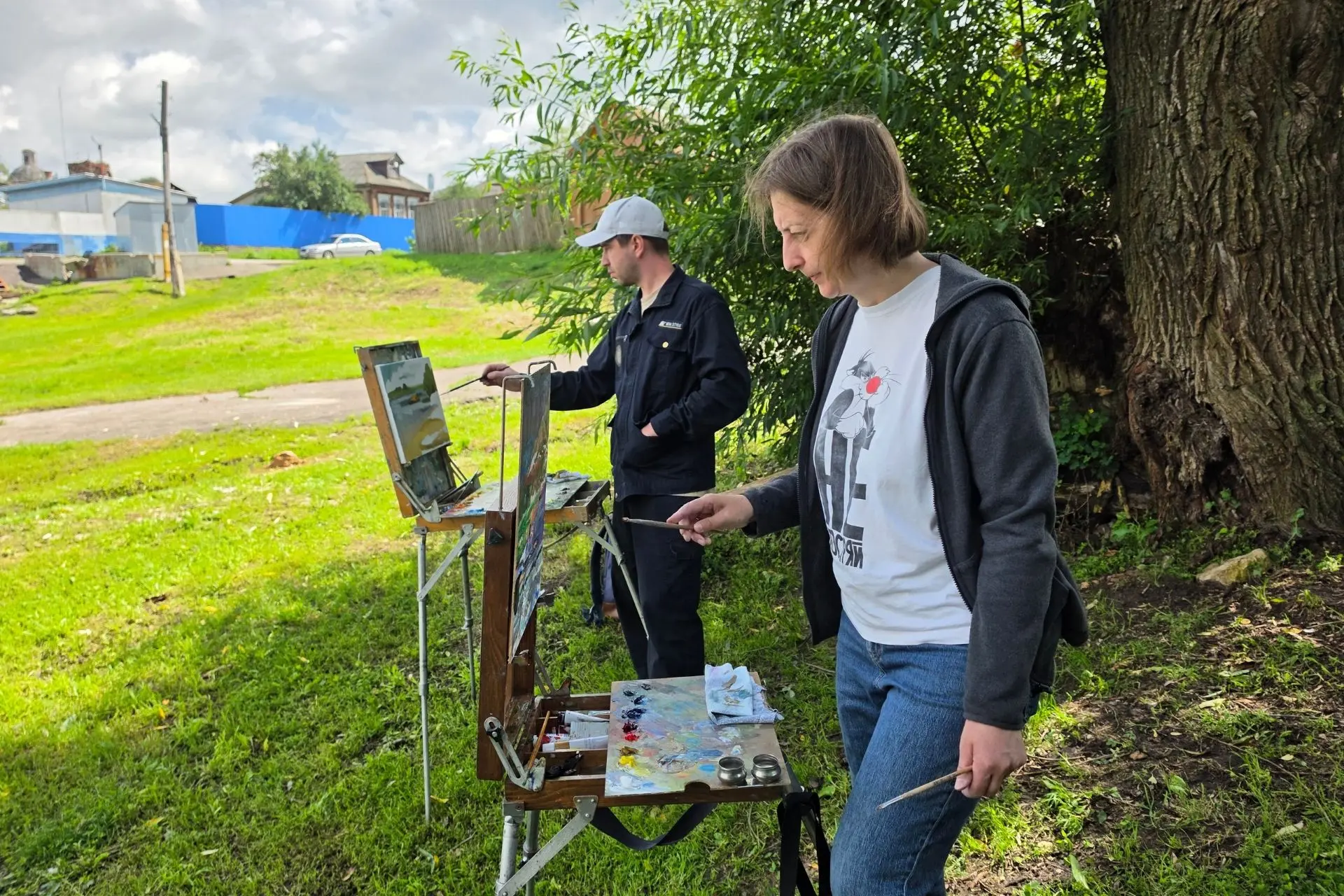 #ПроКультуру

🖼 Пленэр «Земля Луховицкая»: 15 художников, сотни работ и один большой творческий зар