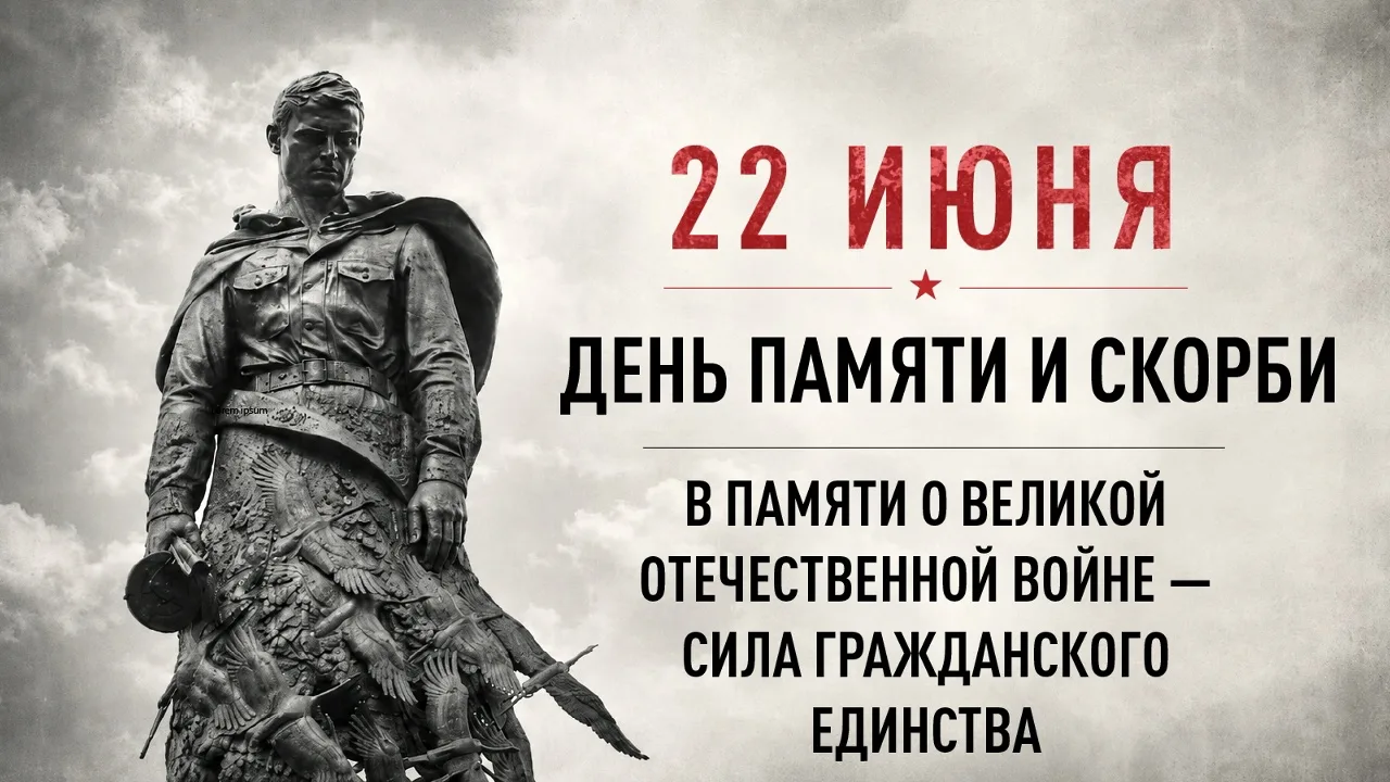 22 июня в России ежегодно отмечают День памяти и скорби — памятную дату, связанную с началом Великой