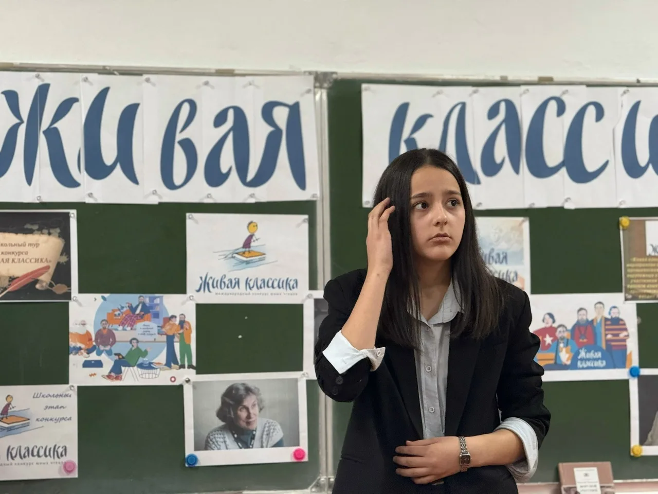 💭📃26 февраля в нашей школе прошел школьный этап Всероссийского конкурса чтецов «Живая...