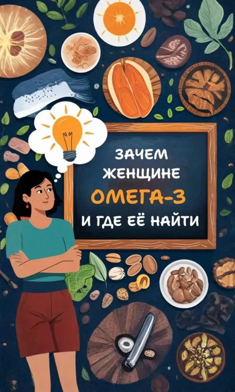 Почему Омега-3 — это база, без которой женскому организму приходится туго? 🐟✨