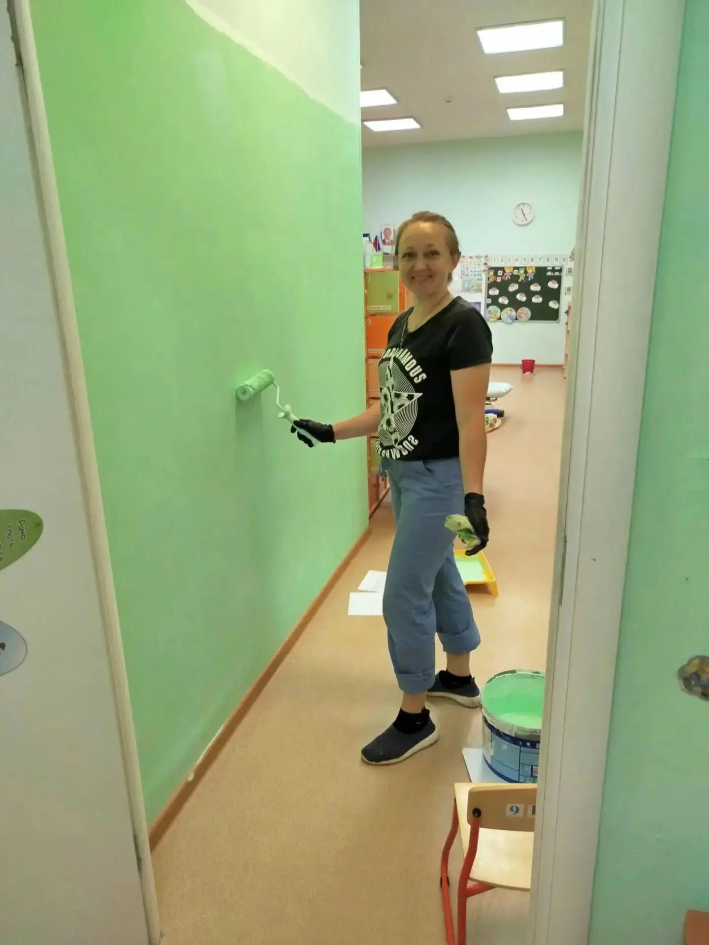 Ура! Ремонт закончен, садик снова открыт! 
⁣
С огромной радостью хотим поделиться с вами отличной но