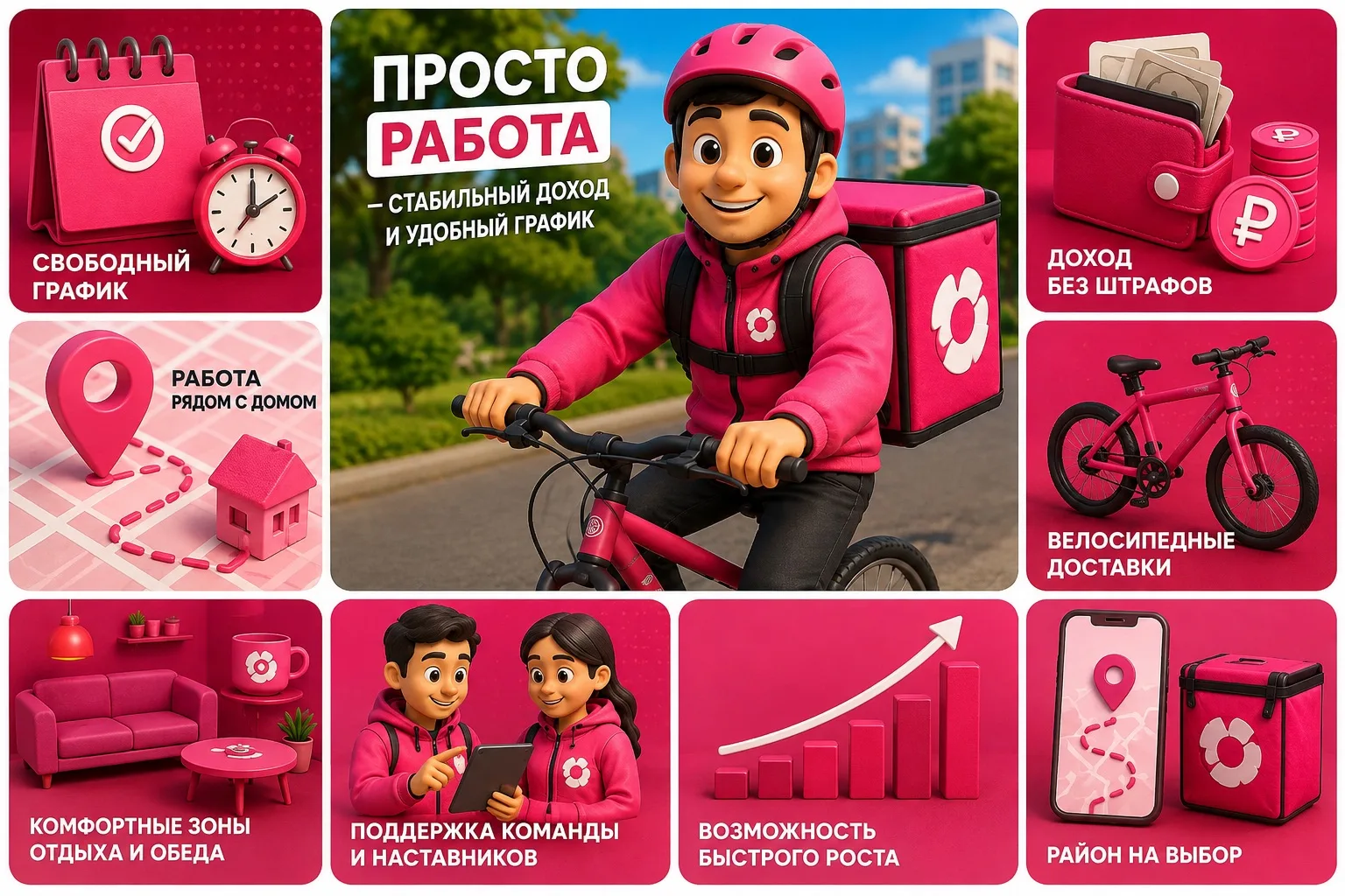 🚀 Нужны деньги прямо сейчас? Стань курьером к партнёру Самокат!