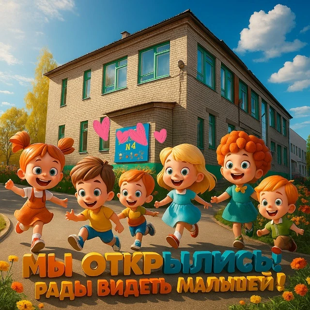 Наш детский сад снова открыл свои двери! ✨