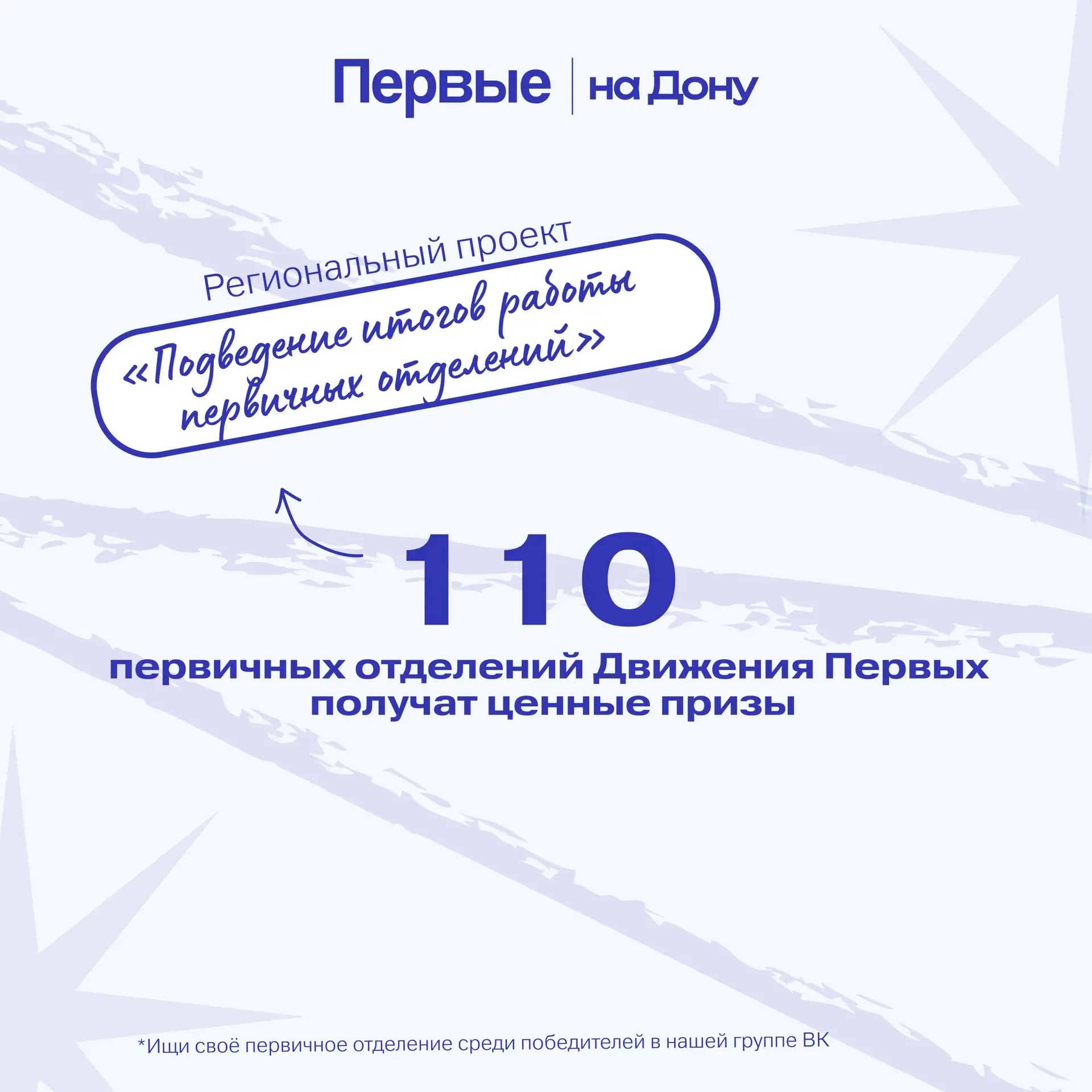 Аплодисменты победителям! 👏 На Дону определили самые активные первичные отделения Движения!

Позади