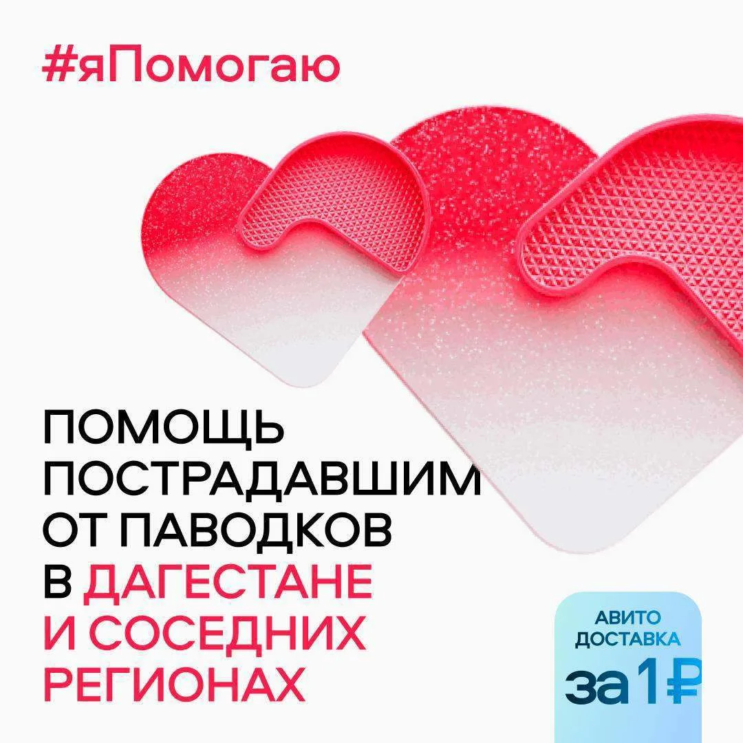 Авито продлил бесплатную доставку в Дагестан до 1 мая и отправил в регион 300 тонн пить...