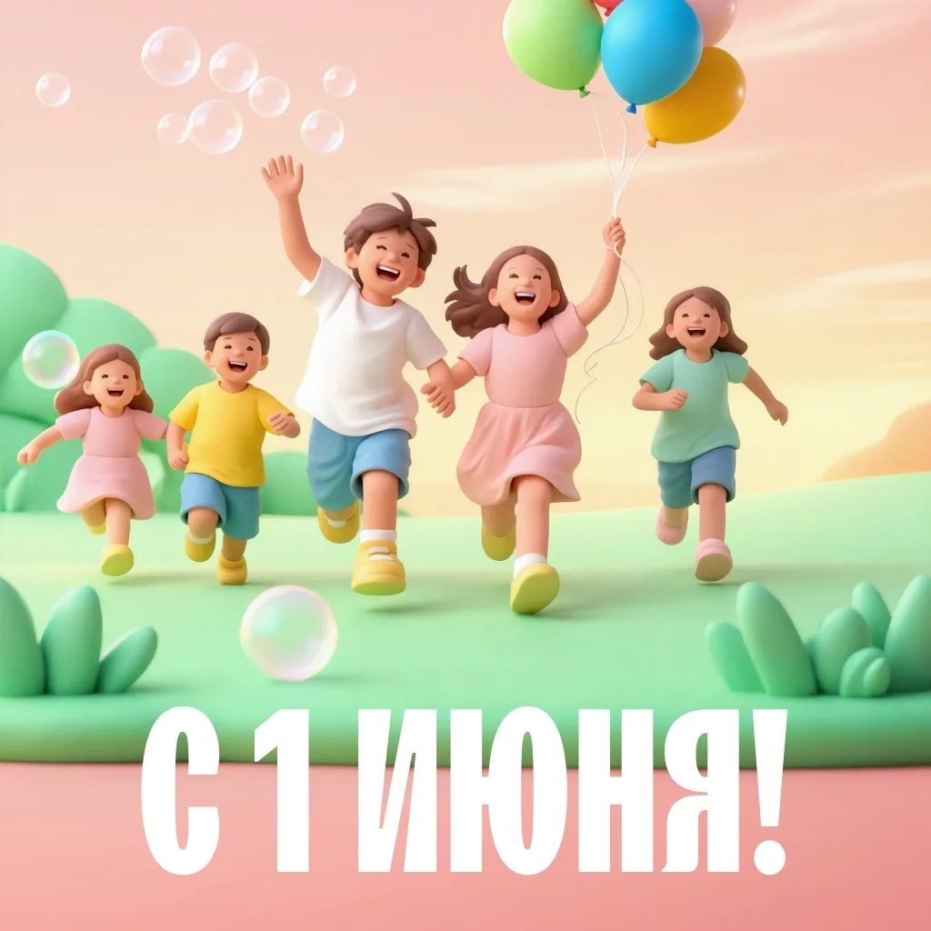 ☀️С первым днём лета и с днём защиты детей! ☀️