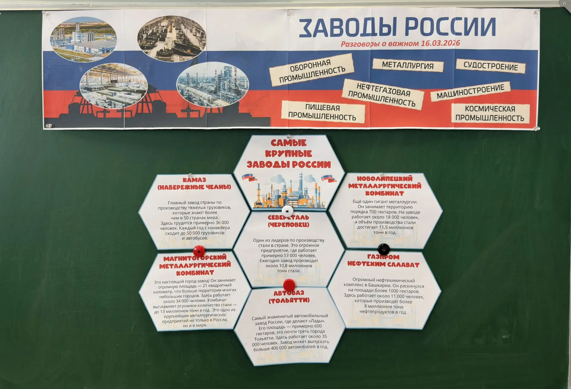 РАЗГОВОРЫ О ВАЖНОМ 💬  Заводы России 🏭  На этой неделе говорили о том, на чём держится наша страна, о