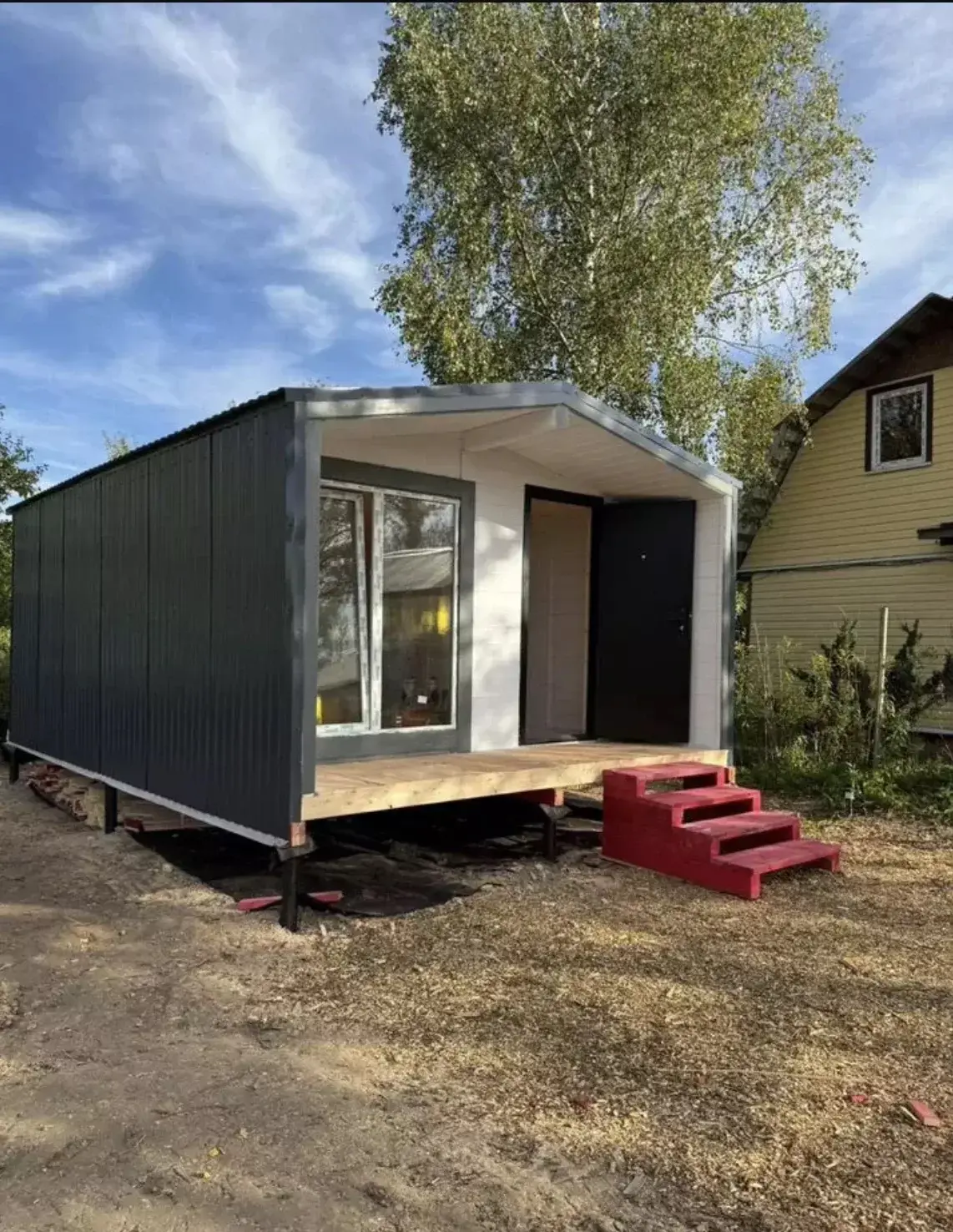 🏡 Дачный дом 4×5 м с террасой 4×1 м — готовое решение для комфортного отдыха!