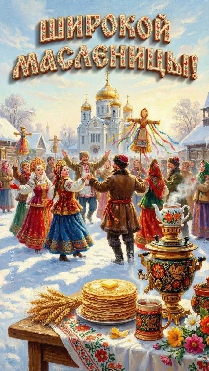 Масленица идёт – блины и радость несёт! 🥞  С радостью встречаем Масленицу – праздник, который раскра