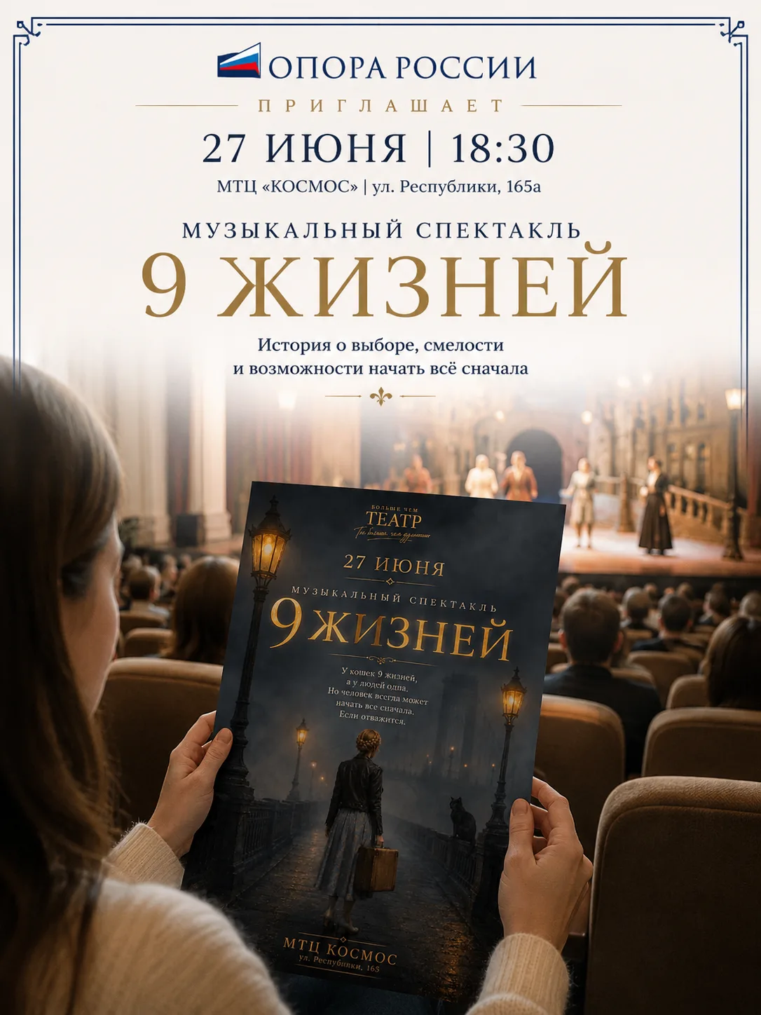 Что происходит, когда предприниматели выходят на сцену?

27 июня в МТЦ «Космос» состоится показ музы