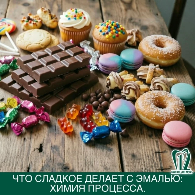 Что сладкое делает с эмалью: химия процесса.