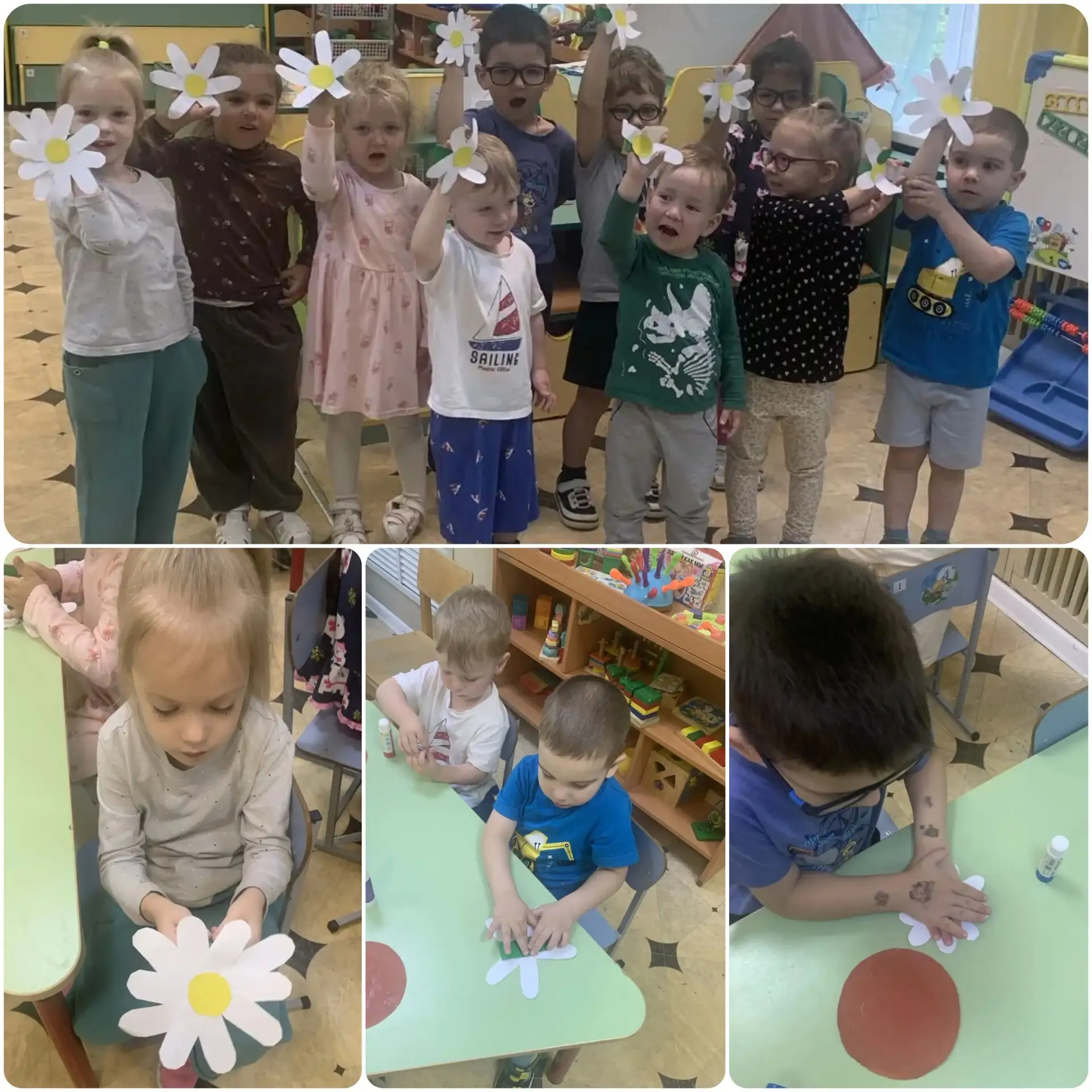 Ромашка - символ семьи. 
Смотрите, какие нежные и светлые получились цветы! 🌼 В каждом — частичка д
