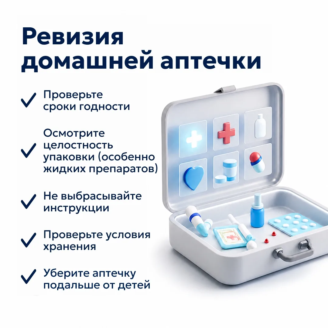Домашняя аптечка под контролем 💊