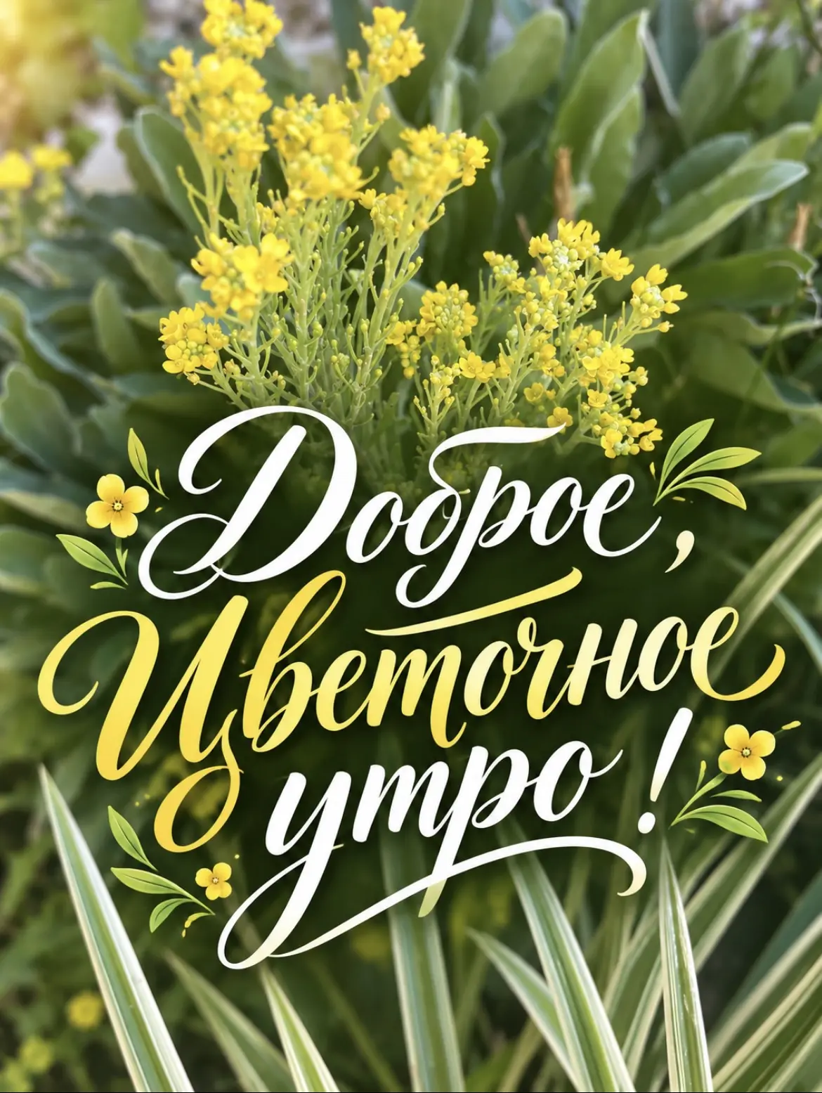 Алиссум многолетний +осока =💚💛