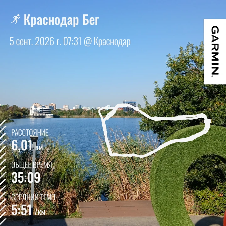 Краснодар. Утро. +20