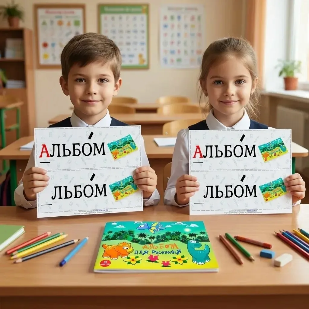 Комплект опорных карточек cо словарными словами 
4 кл 1-2 часть

Папка содержит опорные карточки со 