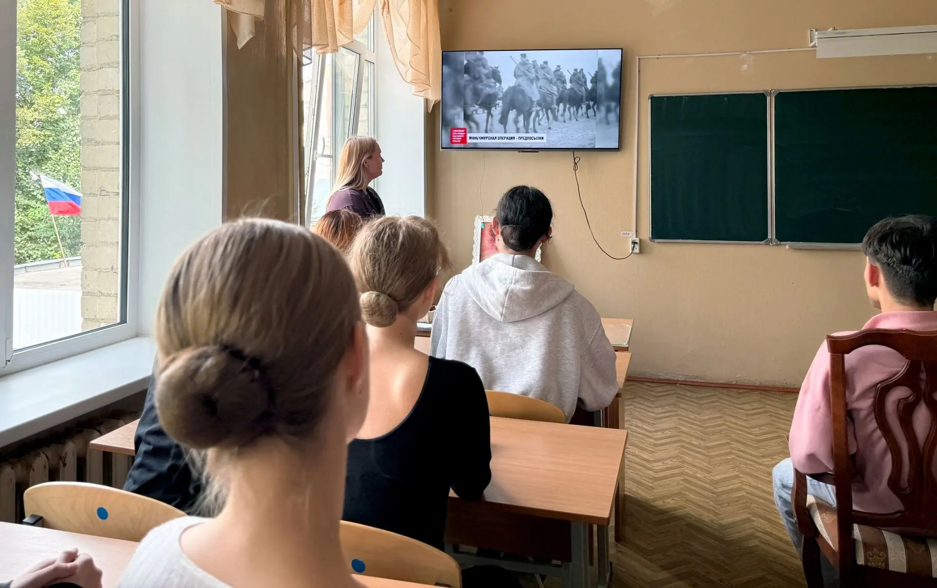 Сегодня в колледже прошли тематические классные часы, посвящённые  Дню Победы над милит...