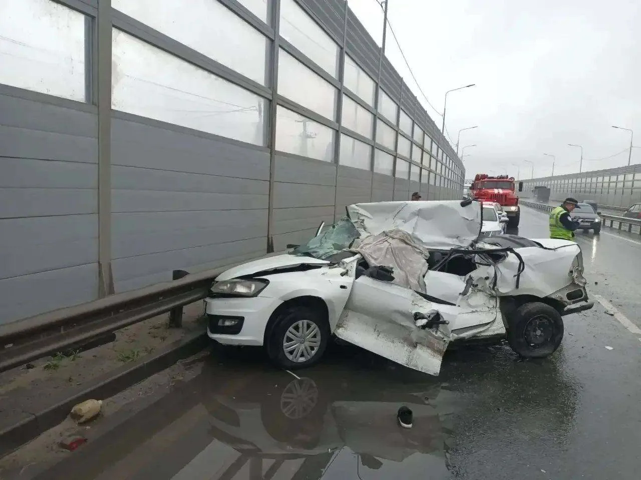 В жуткой аварии на "трассе смерти" скончался водитель