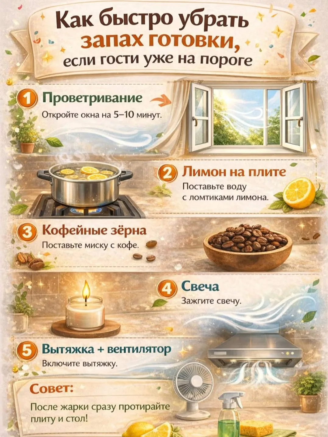 Лайфхаки для кухни.