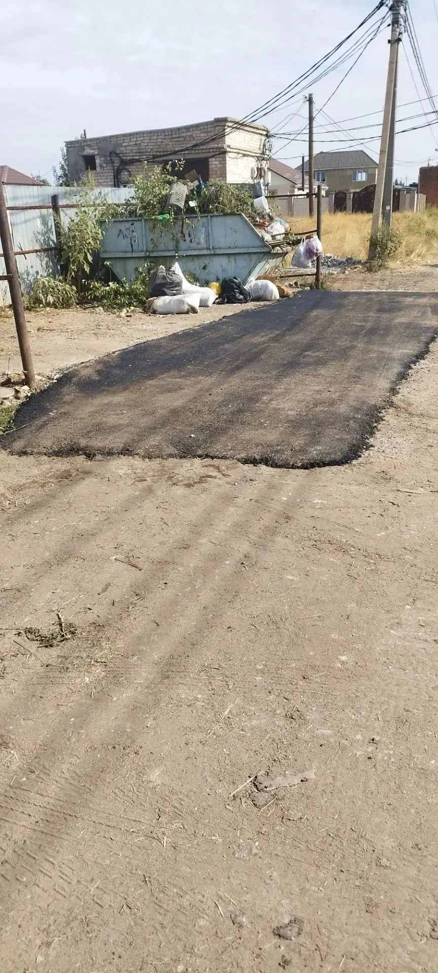🌿Благоустройство заездов к мусорным площадкам ТКО ( Винновский  массив кв. 108,73).🚛