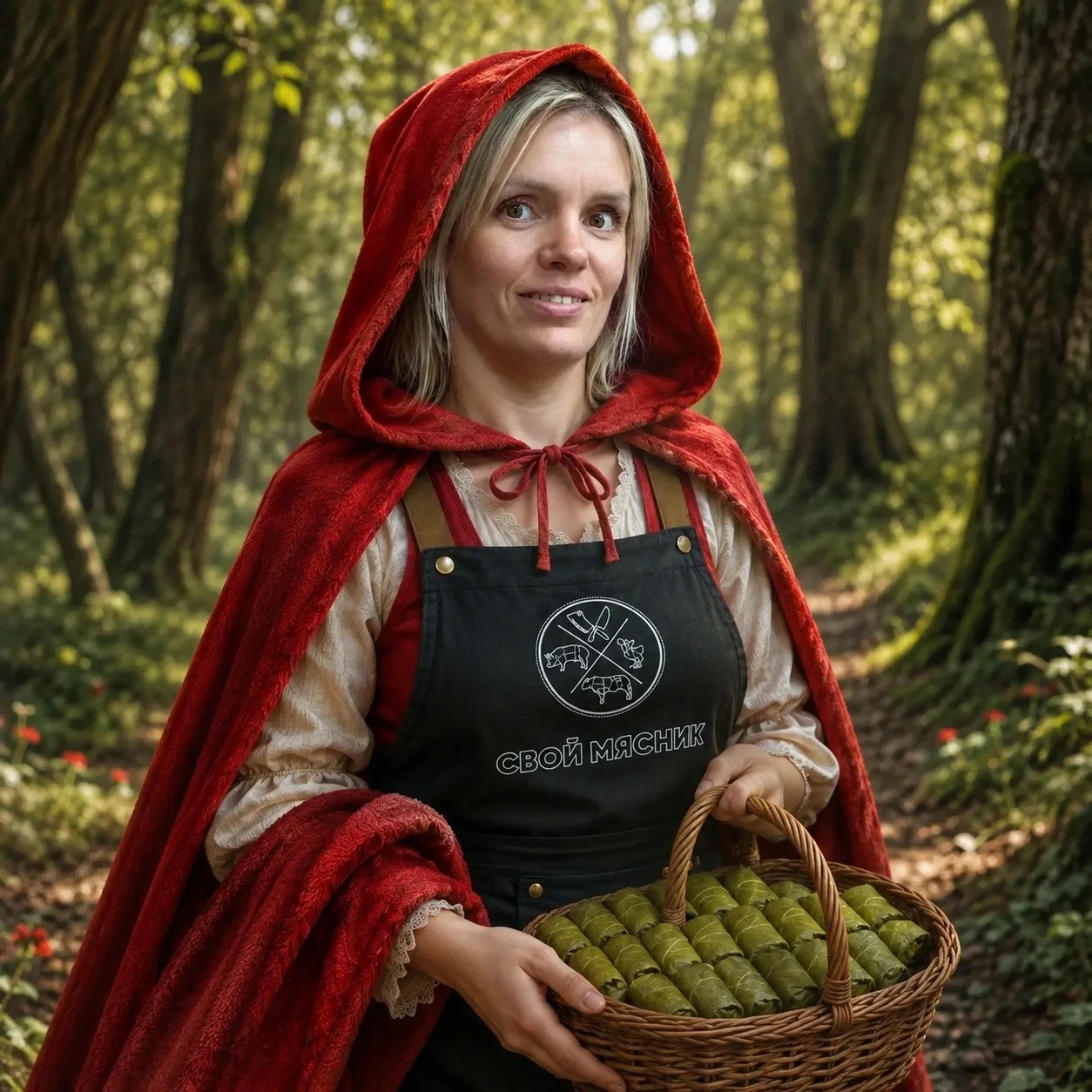 Наша версия "Красной Шапочки" 🌳
