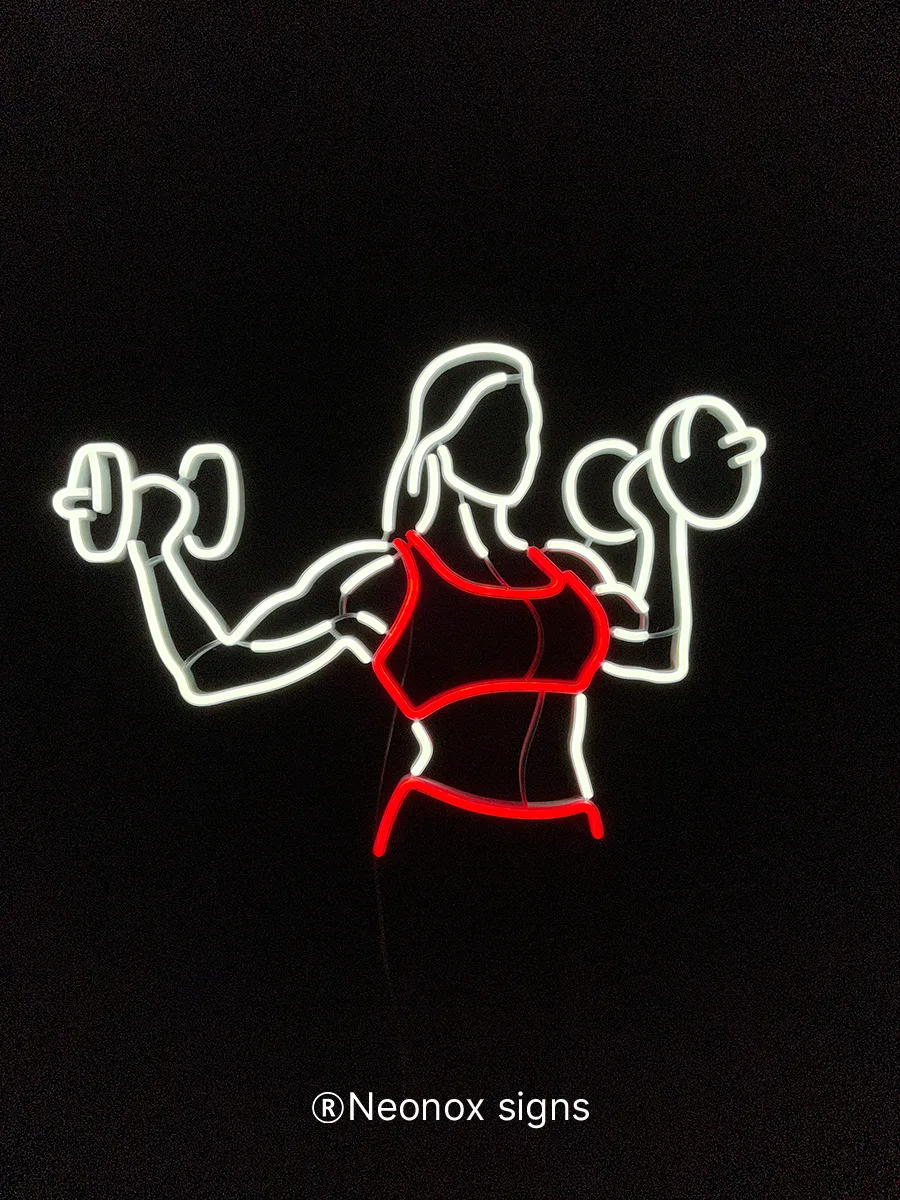 🏋️‍♂️ Неон для спортзалов и фитнес-пространств