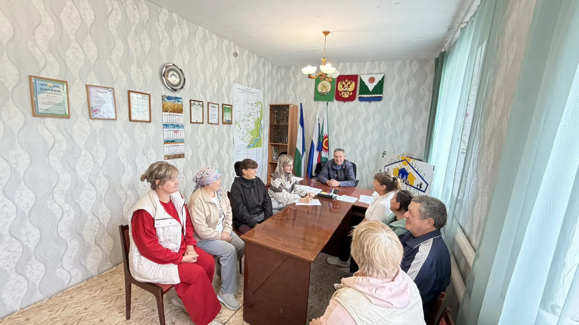 В рамках участия в конкурсе "Трезвое село" в с.Ургуш состоялось организационное собрани...