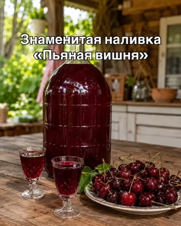 👉Помните знаменитую наливку «Пьяная вишня»? 
 
Самое классное — ничего варить не надо, никаких слож