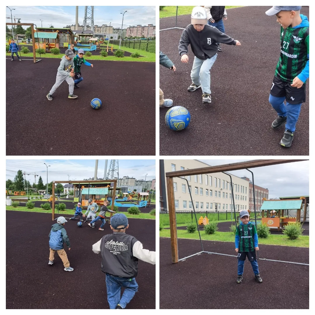 ⚽ Футбол — один из популярный видов спорта среди детей и взрослых. Ребята из «Теремка» и «Звёздочек»