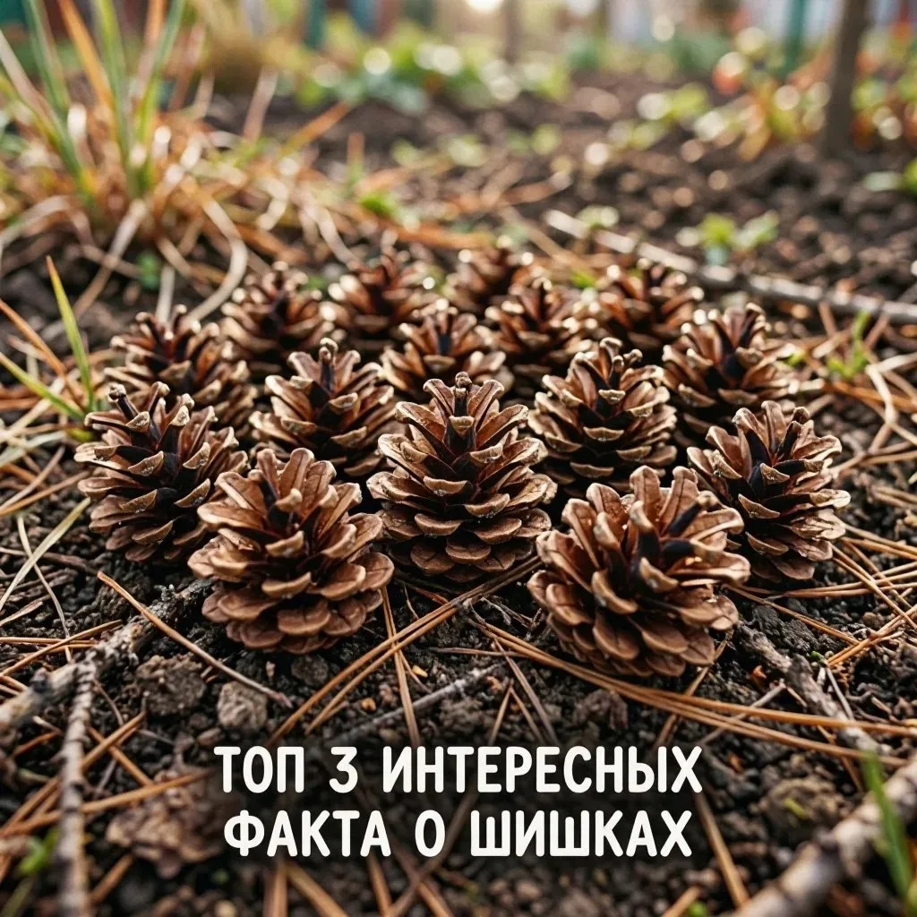 🌲 3 факта о шишках, которые вас удивят: