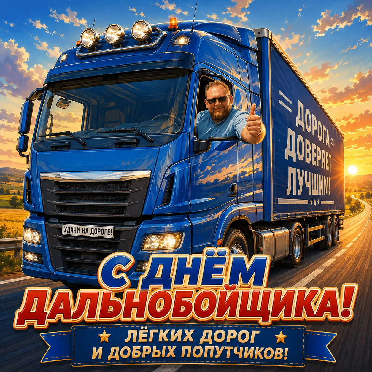 🚛 С Днём дальнобойщика, дорогие друзья!