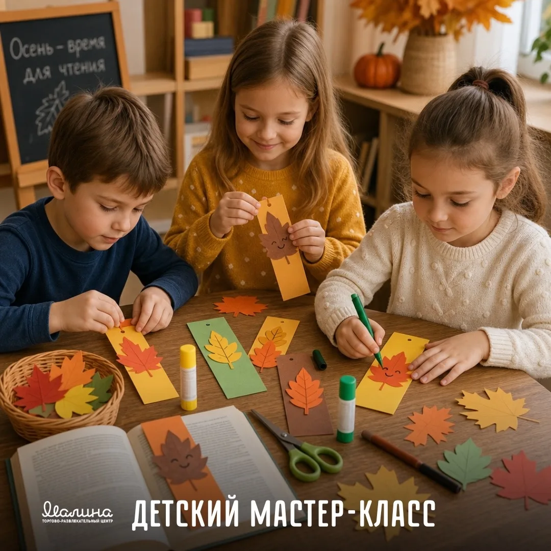 Мастер-класс Осенние закладки для книг